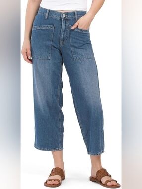 Lucky Brand Lucky Legend Crop Patch Pocket Wide Leg